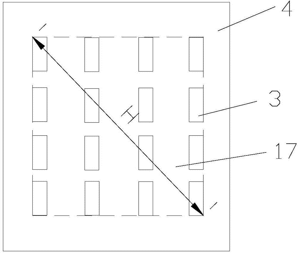 LED lamplight projection method and lamplight projection device included in same