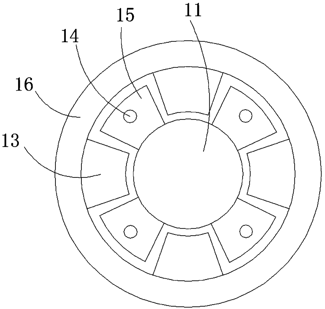 Whitewash coating material stirring apparatus for building construction