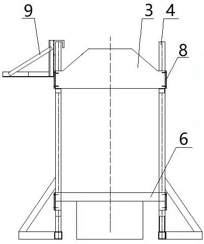 Novel rack of cold stamping forming machine and corresponding cambered-surface blade cold stamping forming machine