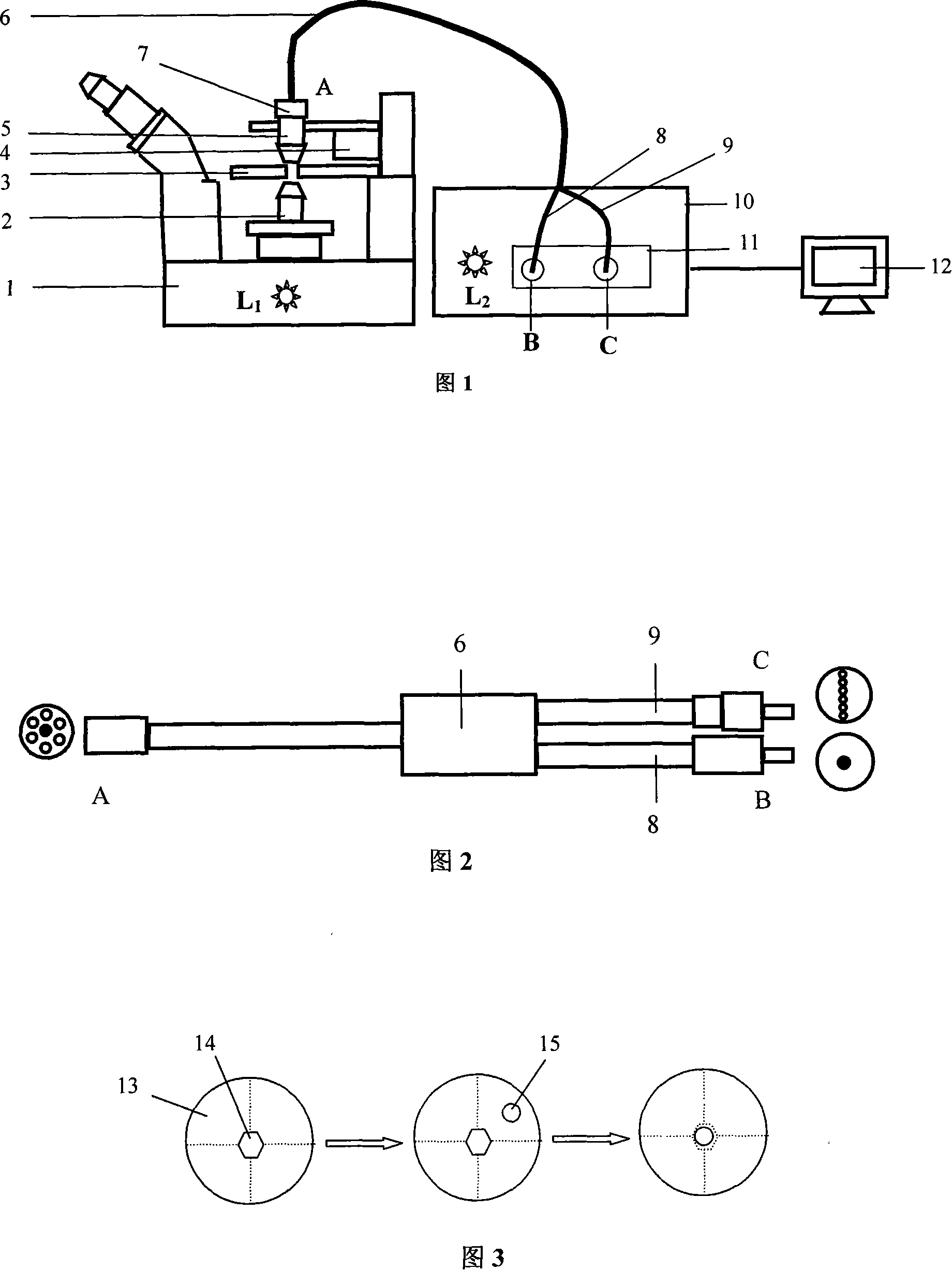 Micro-photoluminescence spectra measurement mechanism of liquid inclusion enclave