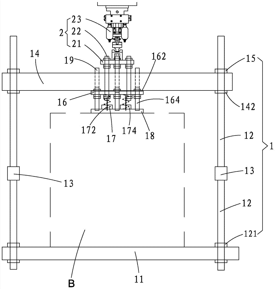 Loading device and loading method of geotechnical engineering model test