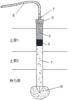 Miniature steel pipe pile and grouting reinforcement method