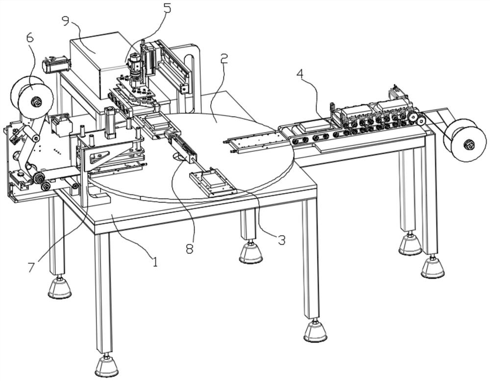 Film sealing device of advertisement paper packaging machine