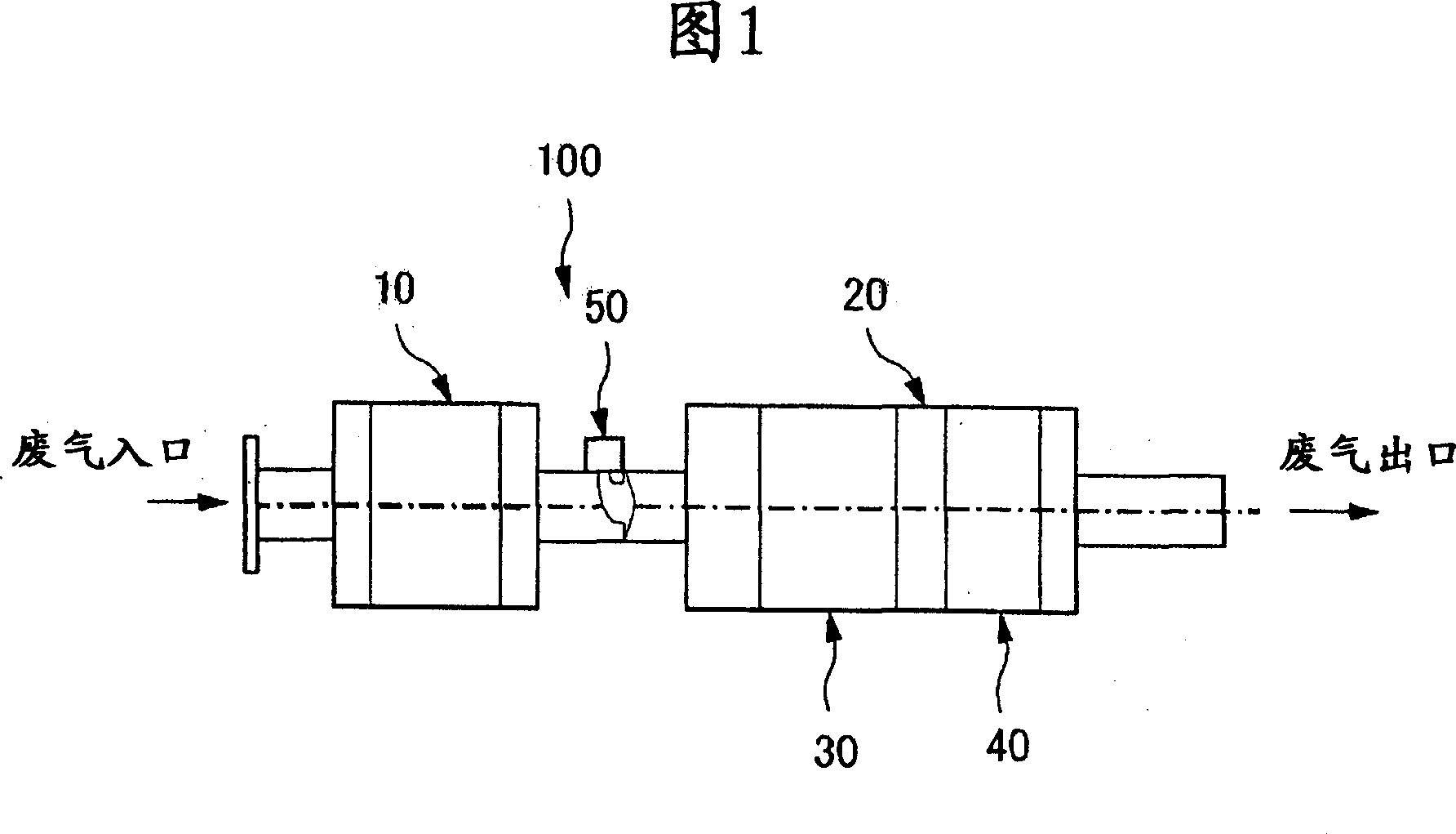 Catalyst system for removing nitrogen oxide and method for removing nitrogen oxide