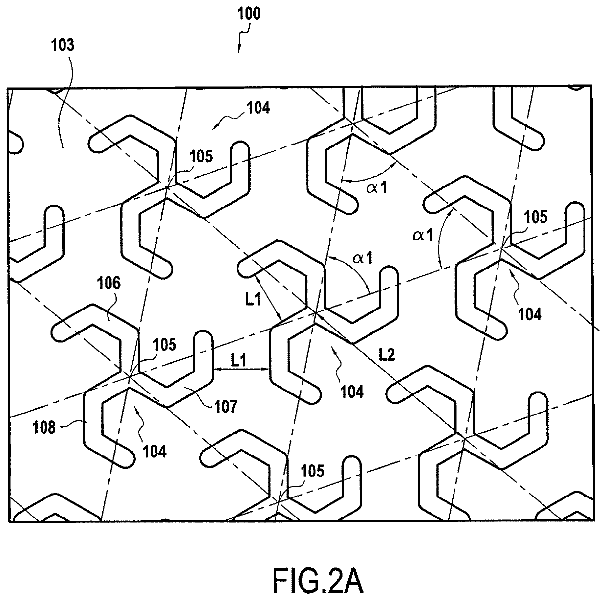 Electronic product comprising a component having triskelion-pillars, and corresponding fabrication method