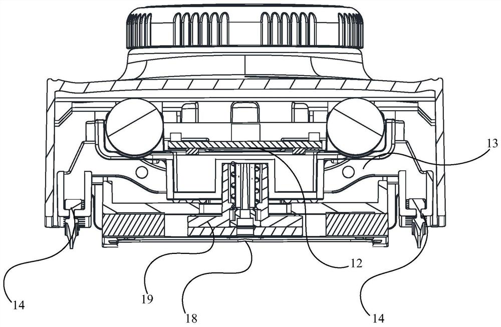 Scraping device, double-scraping assembly and cleaning device