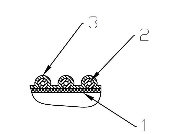 Tube-framework plastic composite tube and producing process thereof