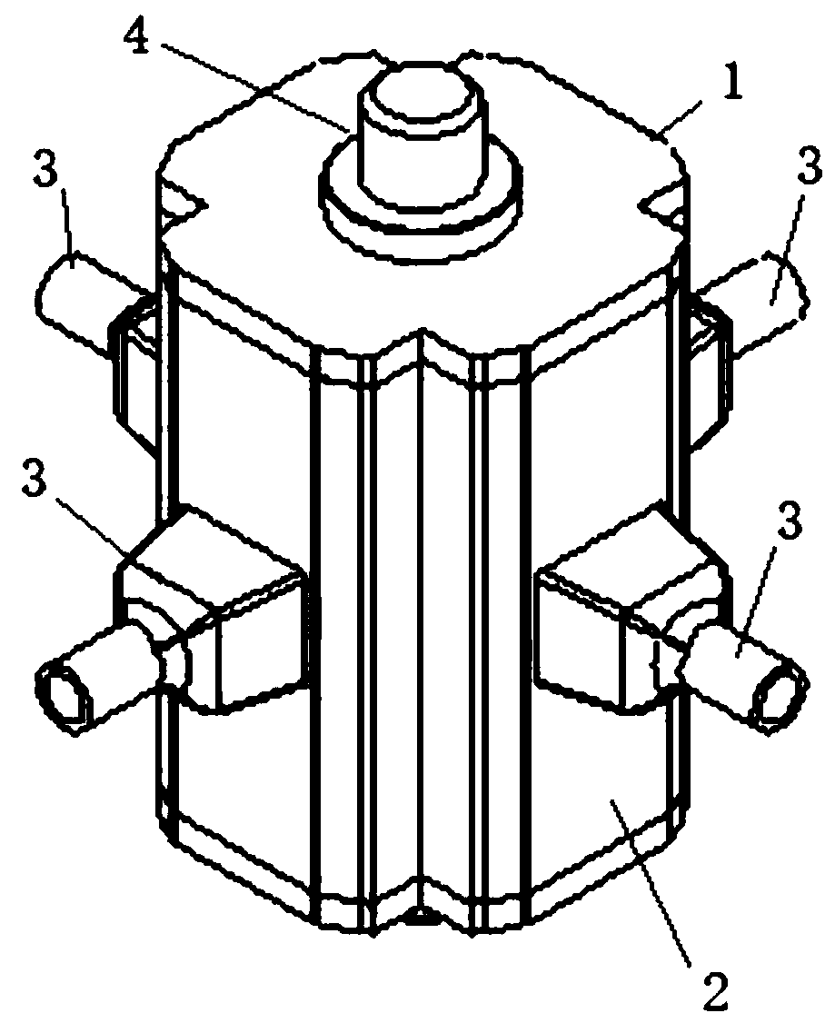 Novel depressurization damping control valve with bypass adjustment function