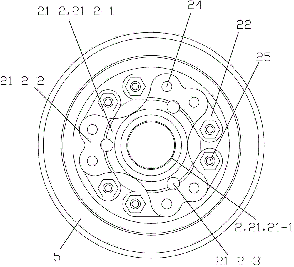 Rail vehicle wheel pair motor direct driving system