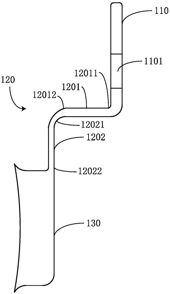 Laminboard socket rubber strip and application node structure thereof