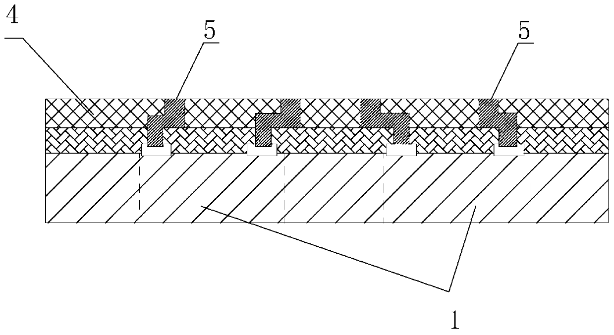 Three-dimensional integrated structure for Micro LEDs and manufacturing method