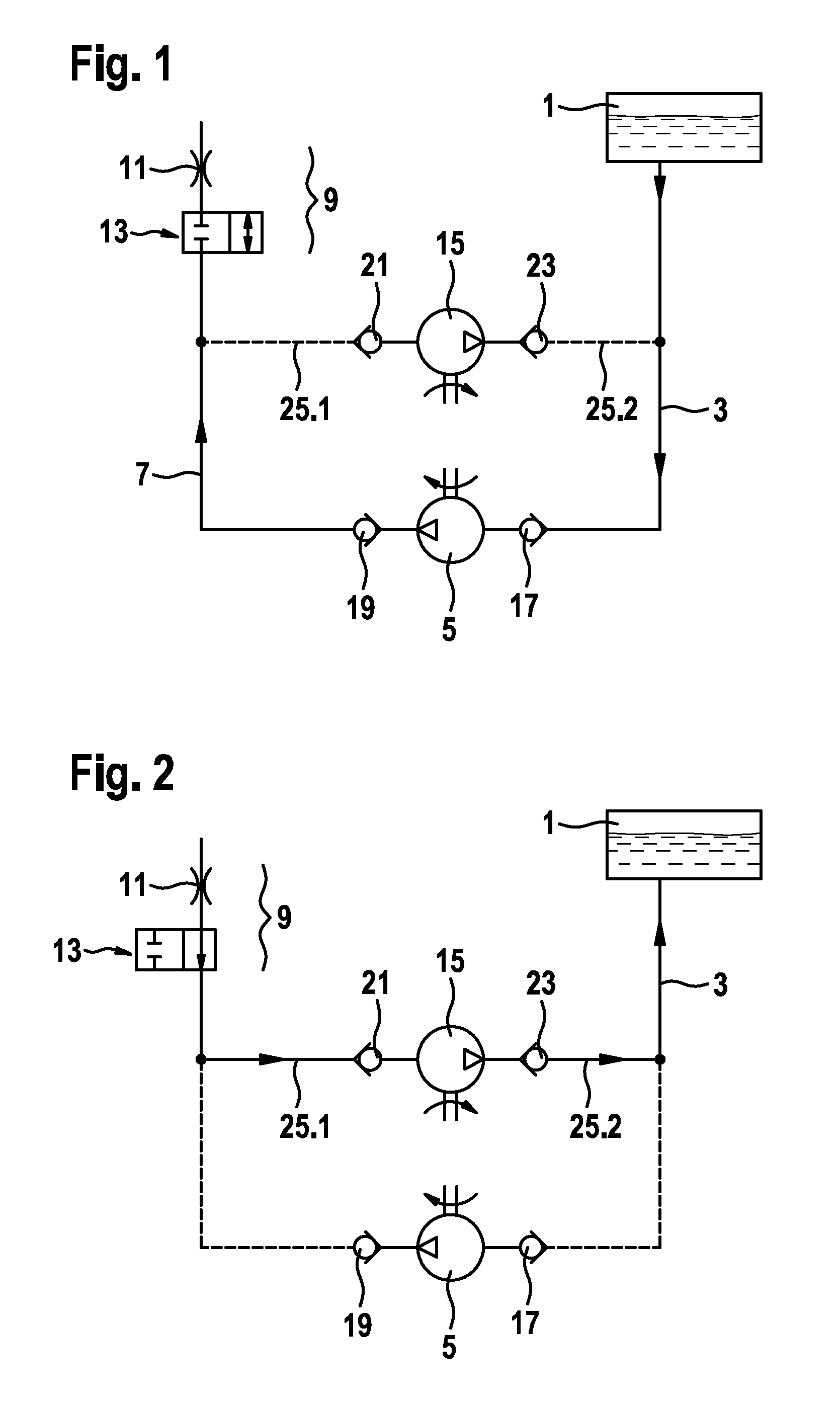 Dosing system for a liquid reducing agent