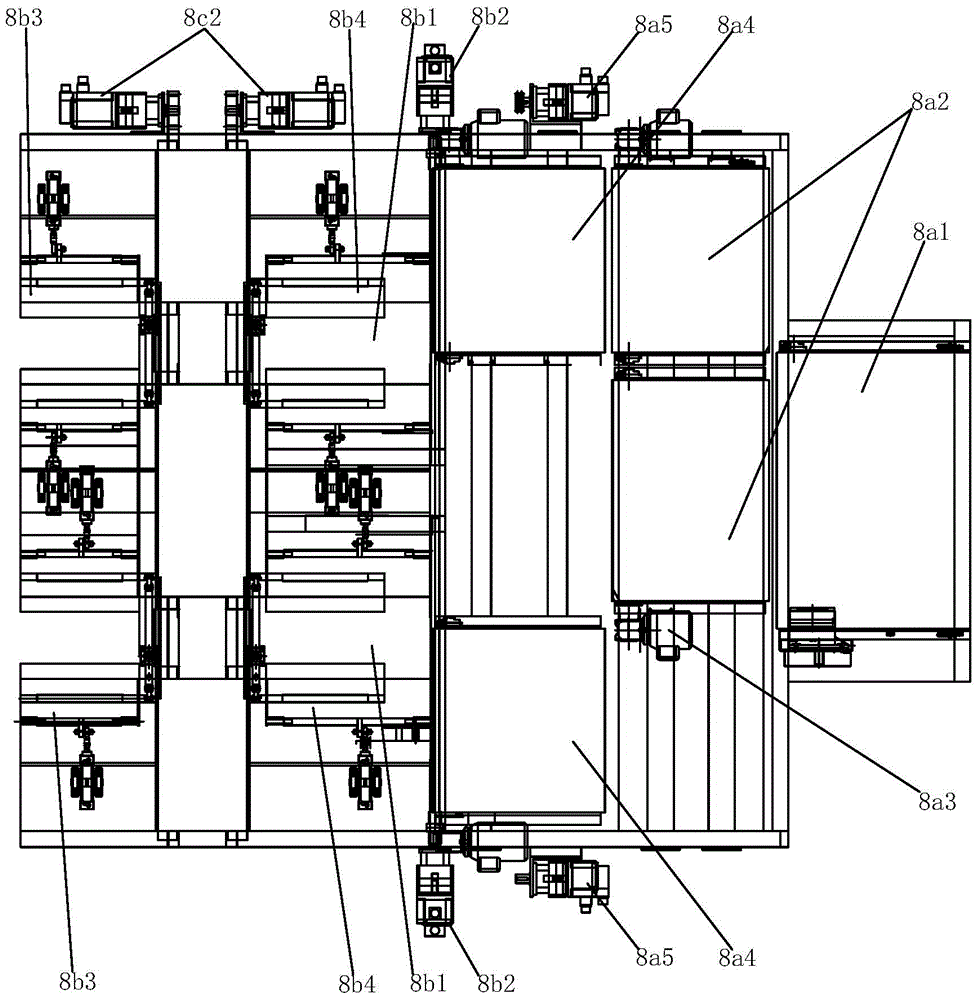 Loading and palletizing host for bagged cement truck loader