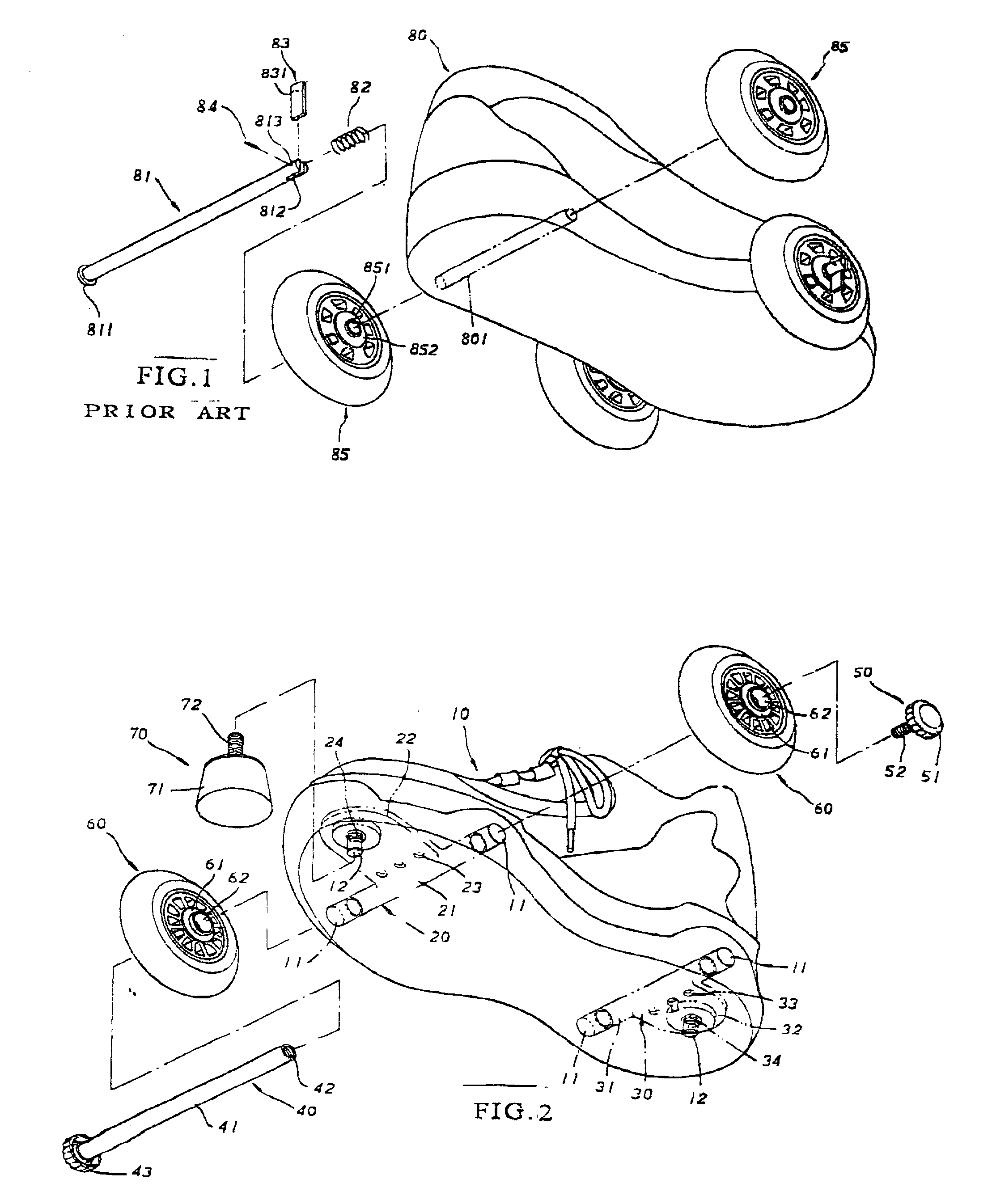 Bi-functional roller skate