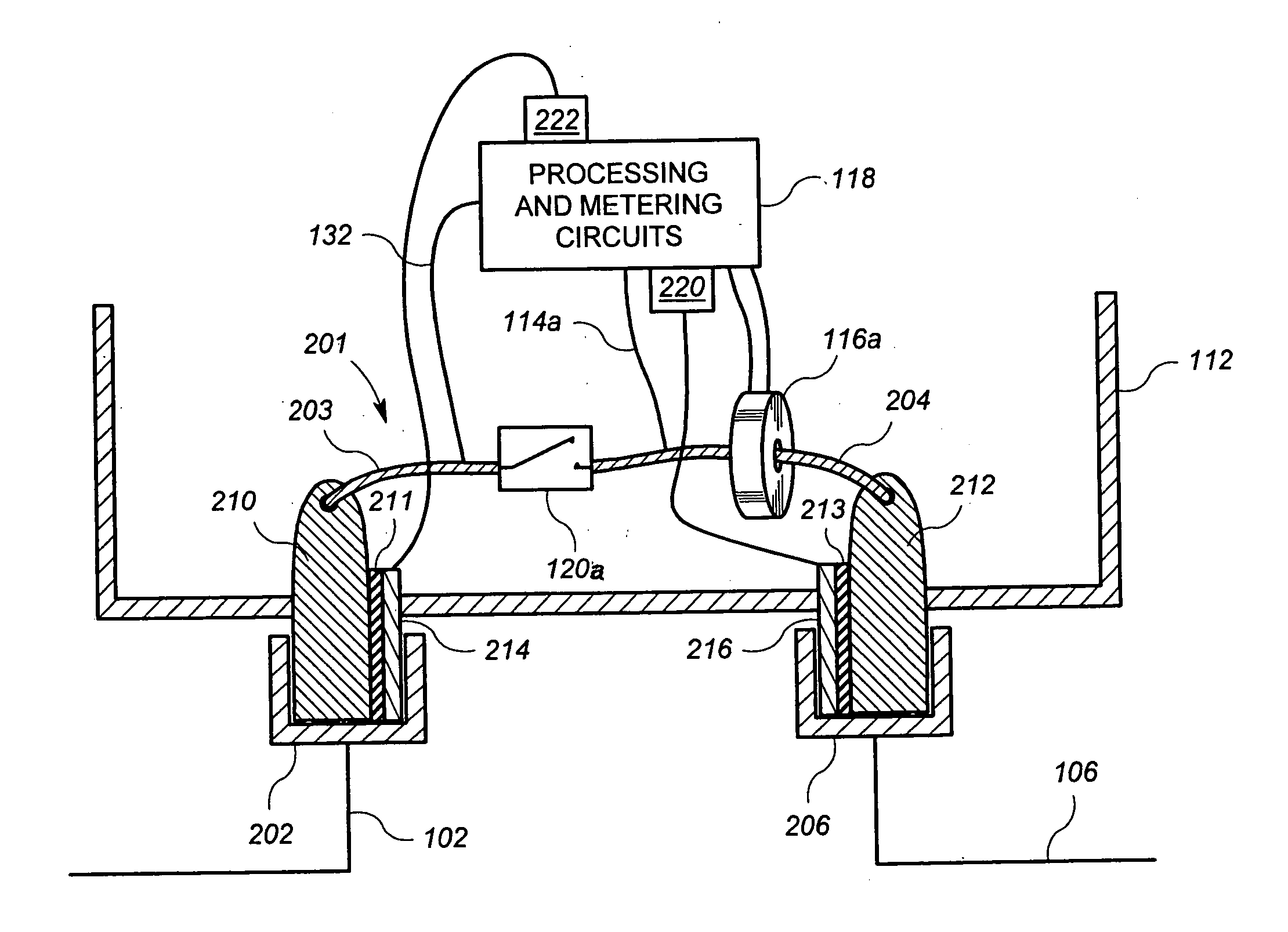 Apparatus and method for metering contact integrity