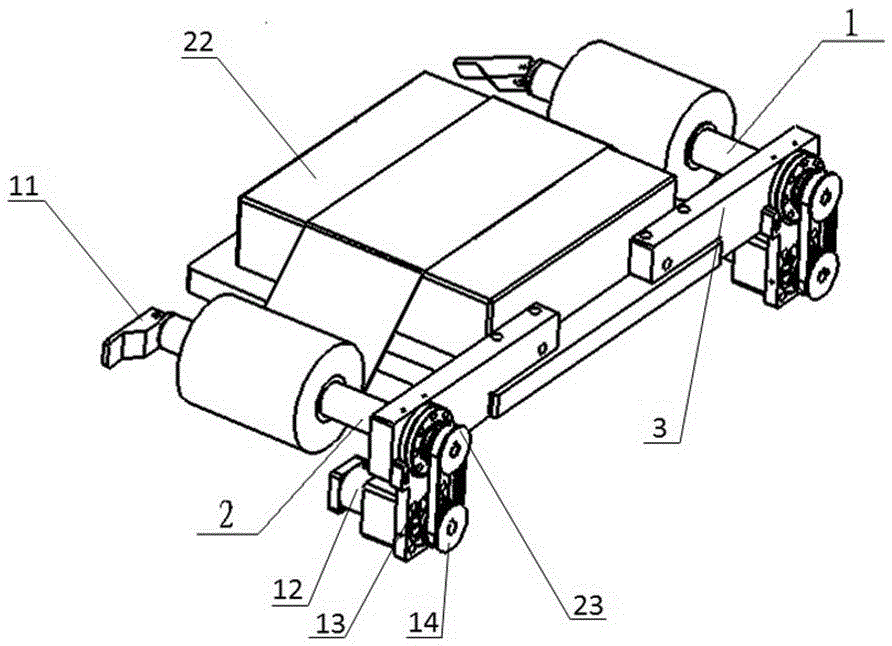 Paper rolling mechanism for printing machine