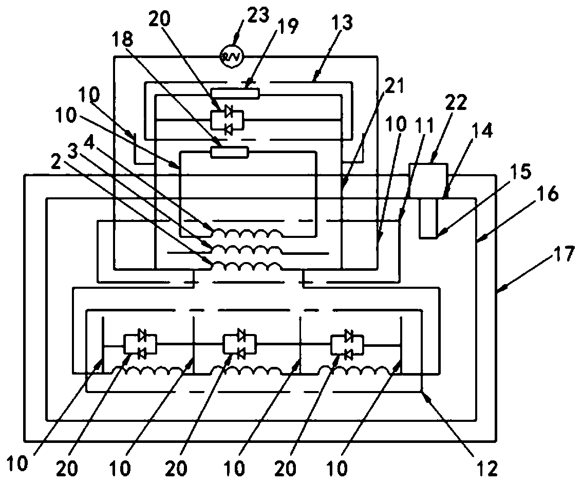 Superconducting switch for conduction cooling and superconducting magnet device thereof