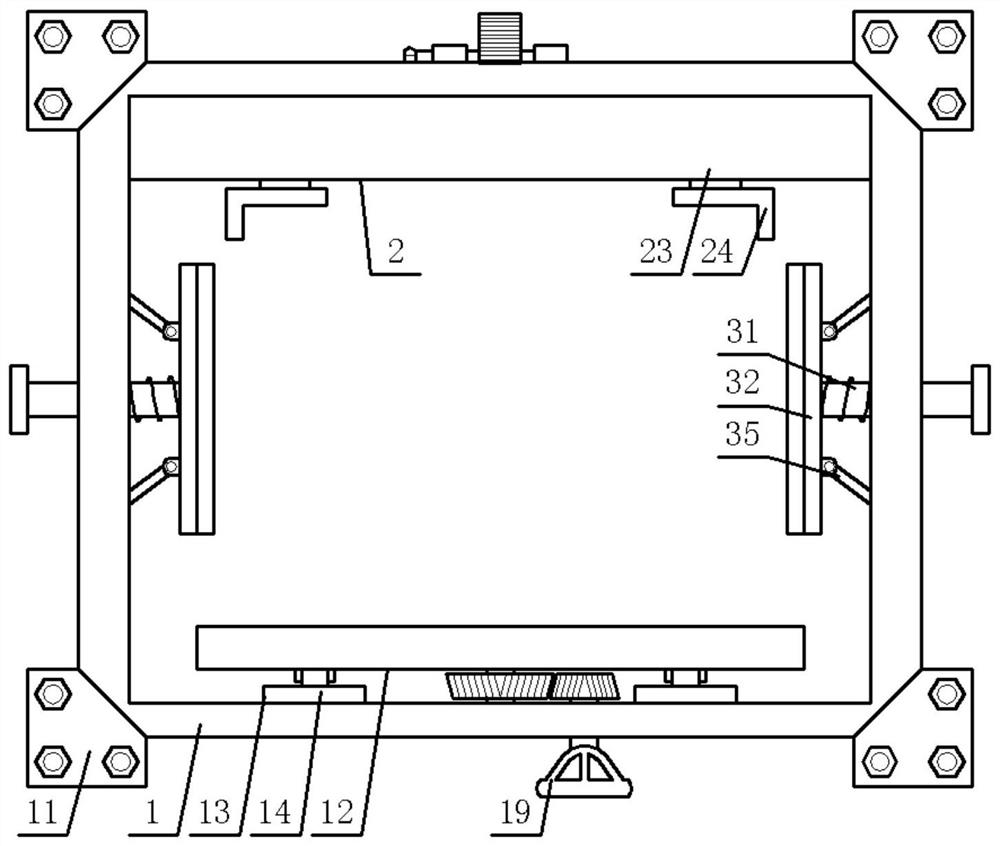 Computer installation equipment with multidirectional adjustment function and installation method for computer installation equipment