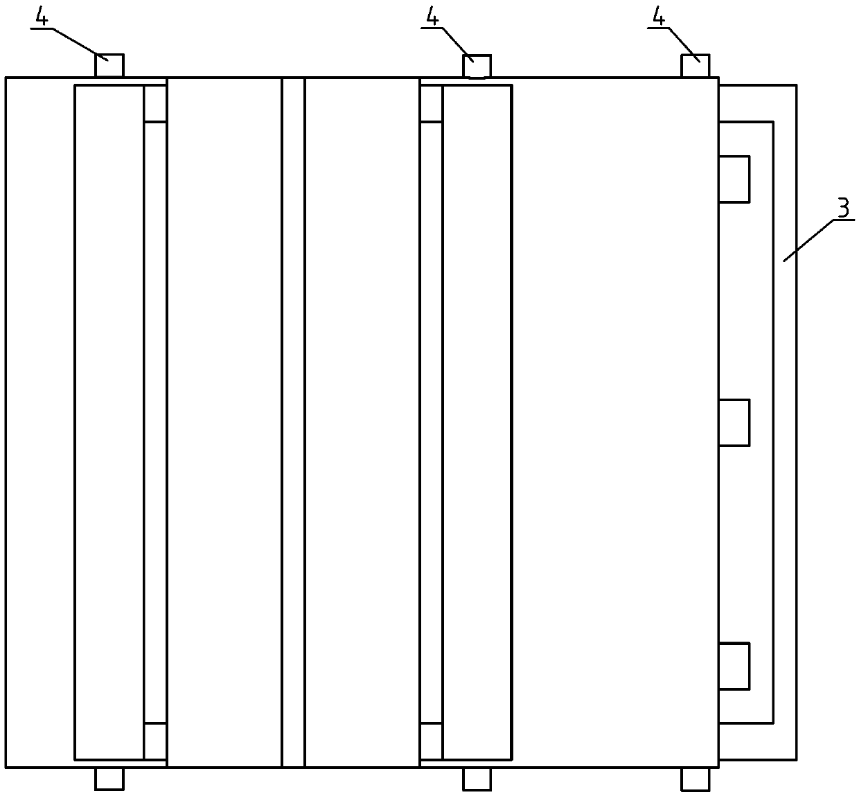 Elastic-rigid coupling regulating and controlling aluminum alloy sheet electron beam welding stress deformation fixture