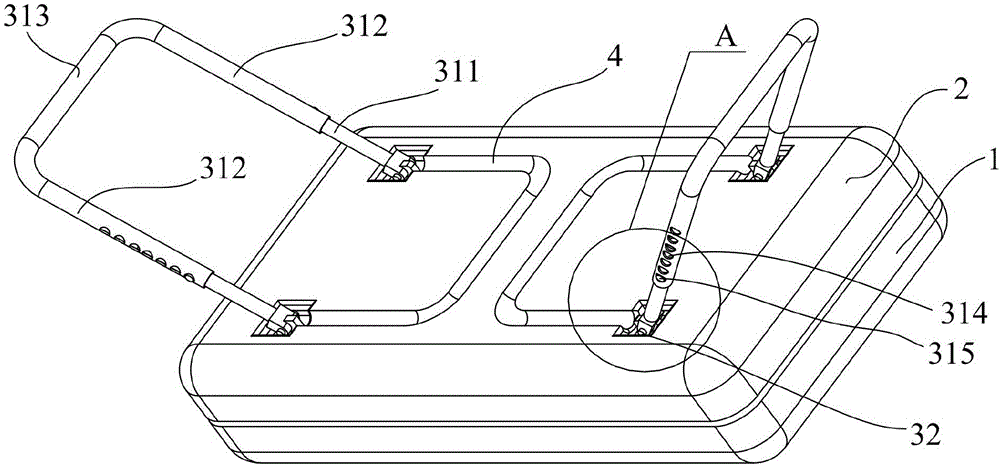 Multifunctional notebook computer packaging box