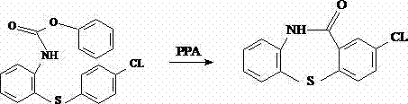 2-chloro-10,11-Dihydro-11-oxodibenzo [b, f] [1, 4] thiazepine-11 (10-H)-one preparing method