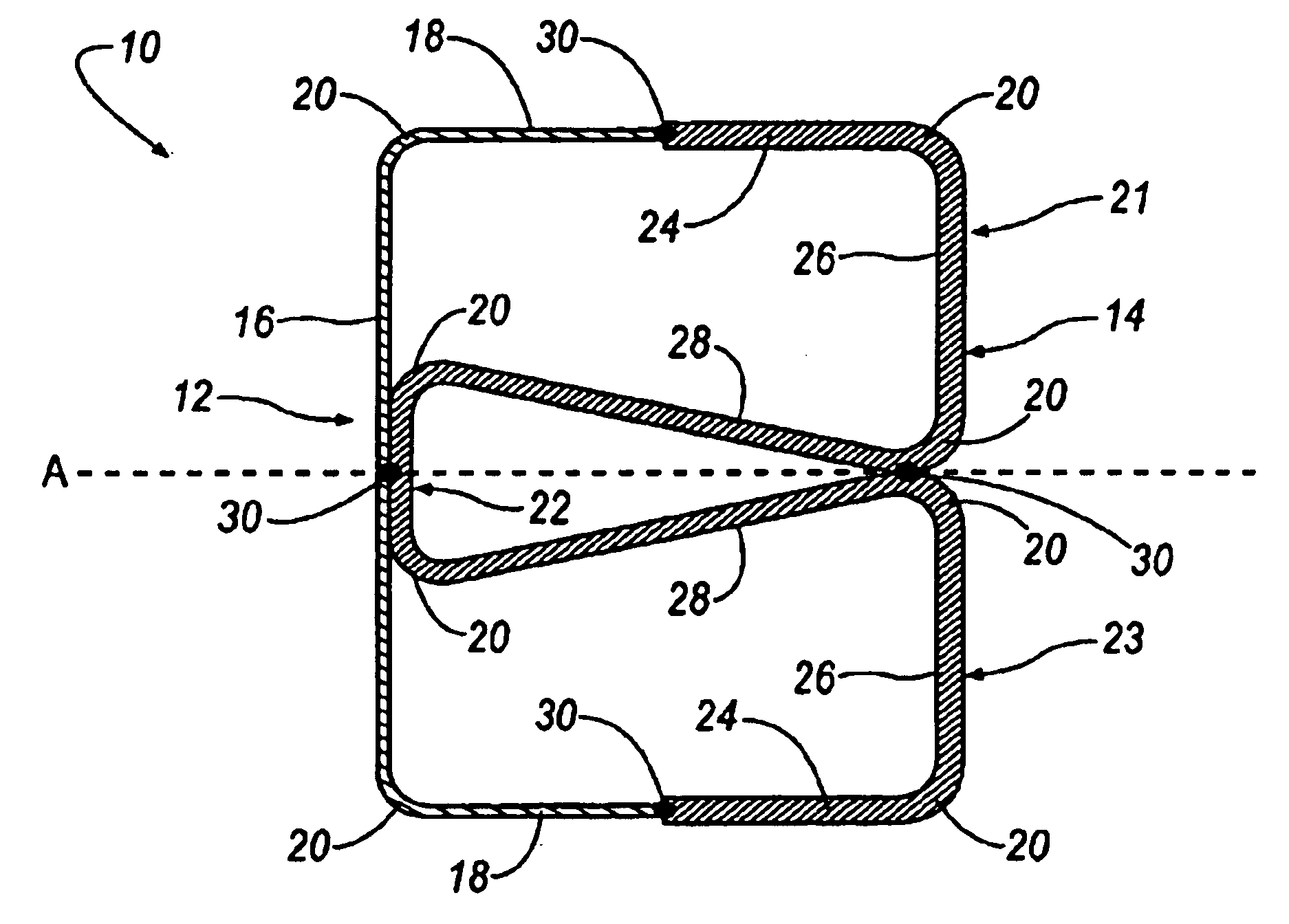 Multiple material bumper beam