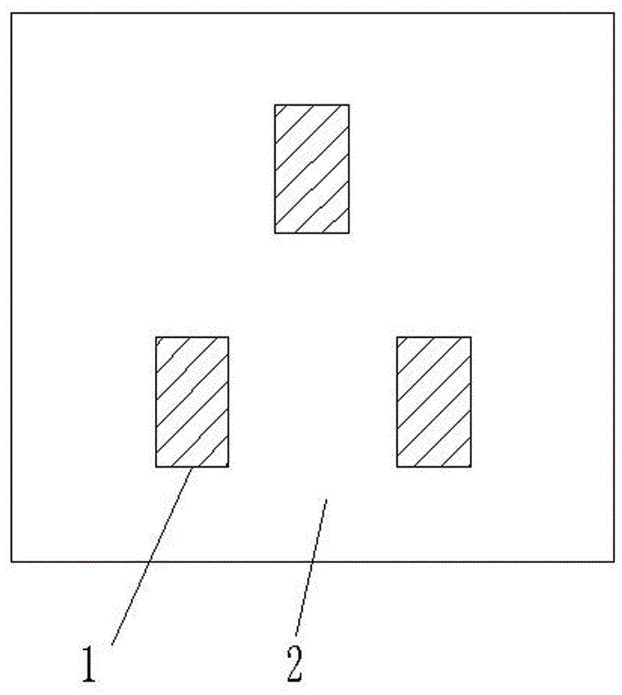 Vertical transition connector for chip package, substrate structure and fabrication method