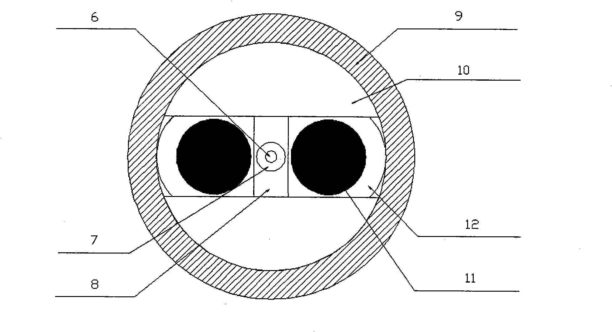 Method for synthesizing and preparing module of panda polarization maintaining optical fiber preformed rod