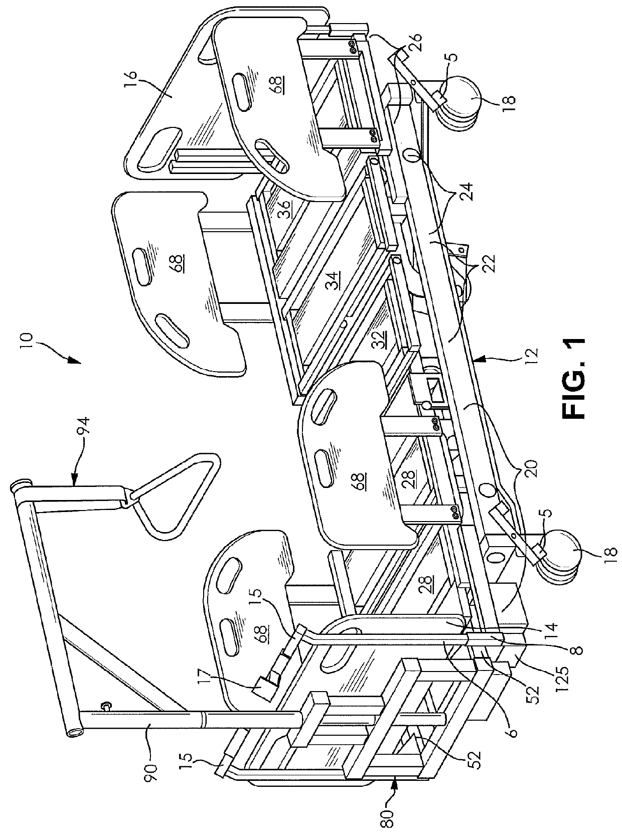 Drive system for bed