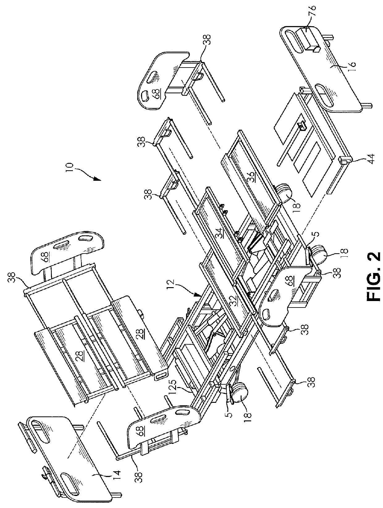 Drive system for bed