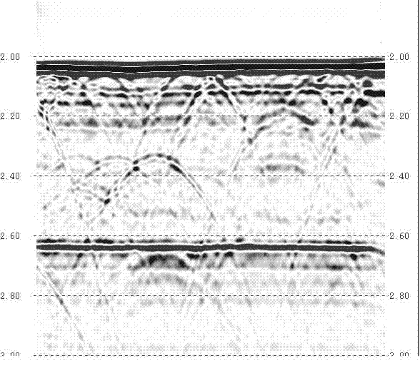 Diffracted wave separation processing method based on reflection wave layer leveling extraction and elimination