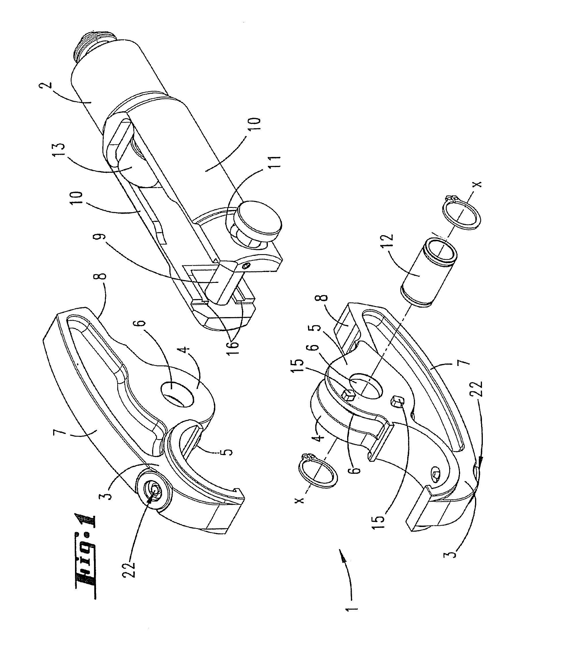 Pair of pressing jaws for hydraulic or electric pressing tools