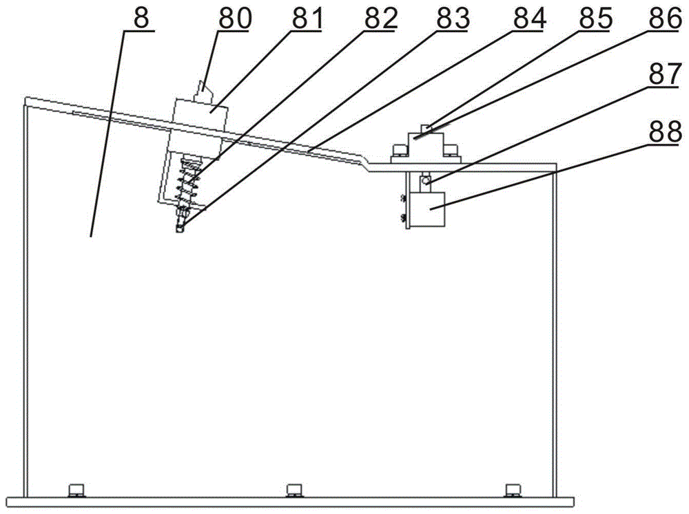 Integrated test device for dynamic buckling of grids under temperature field