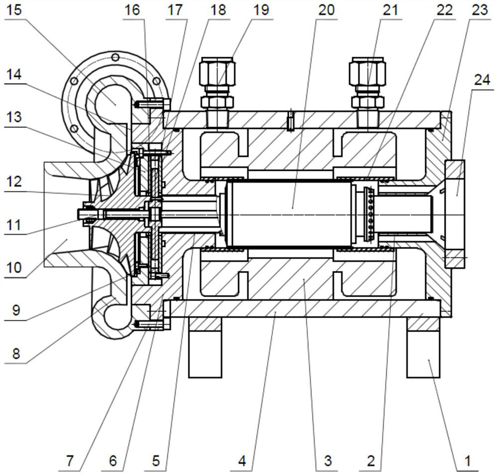 High-speed air suspension compressor for fuel cell, fuel cell system and vehicle