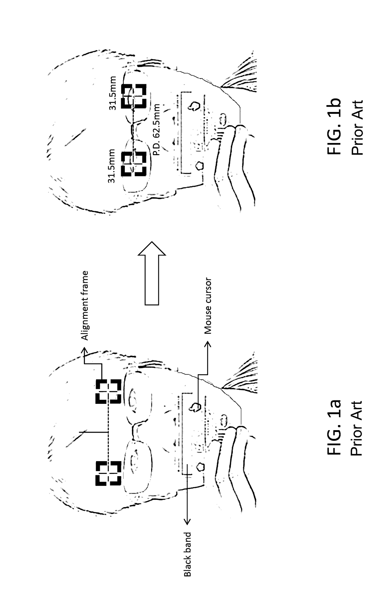 Automatic pupillary distance measurement system and measuring method