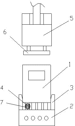 Automatic detection device for electrical performance of electric energy meter