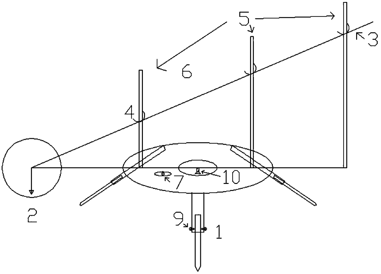 Device used for controlling angle of hole drilling