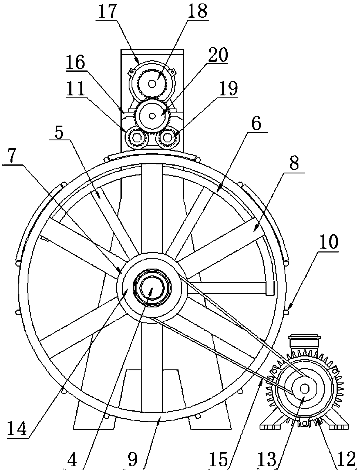 Intelligent outer arc grinding machine for brake pad machining