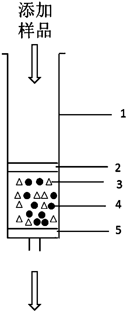 Solid phase extraction column for simultaneous purification of various mycotoxins and application thereof