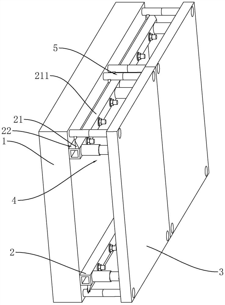 An installation structure and installation method for an interior decorative panel