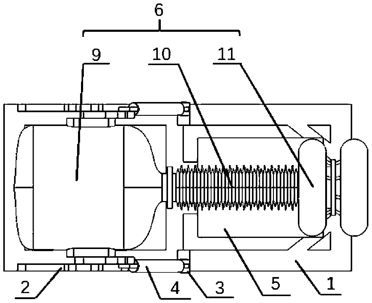 Self-rising and falling large-capacity non-partial discharge test transformer platform and test method used in converter valve hall