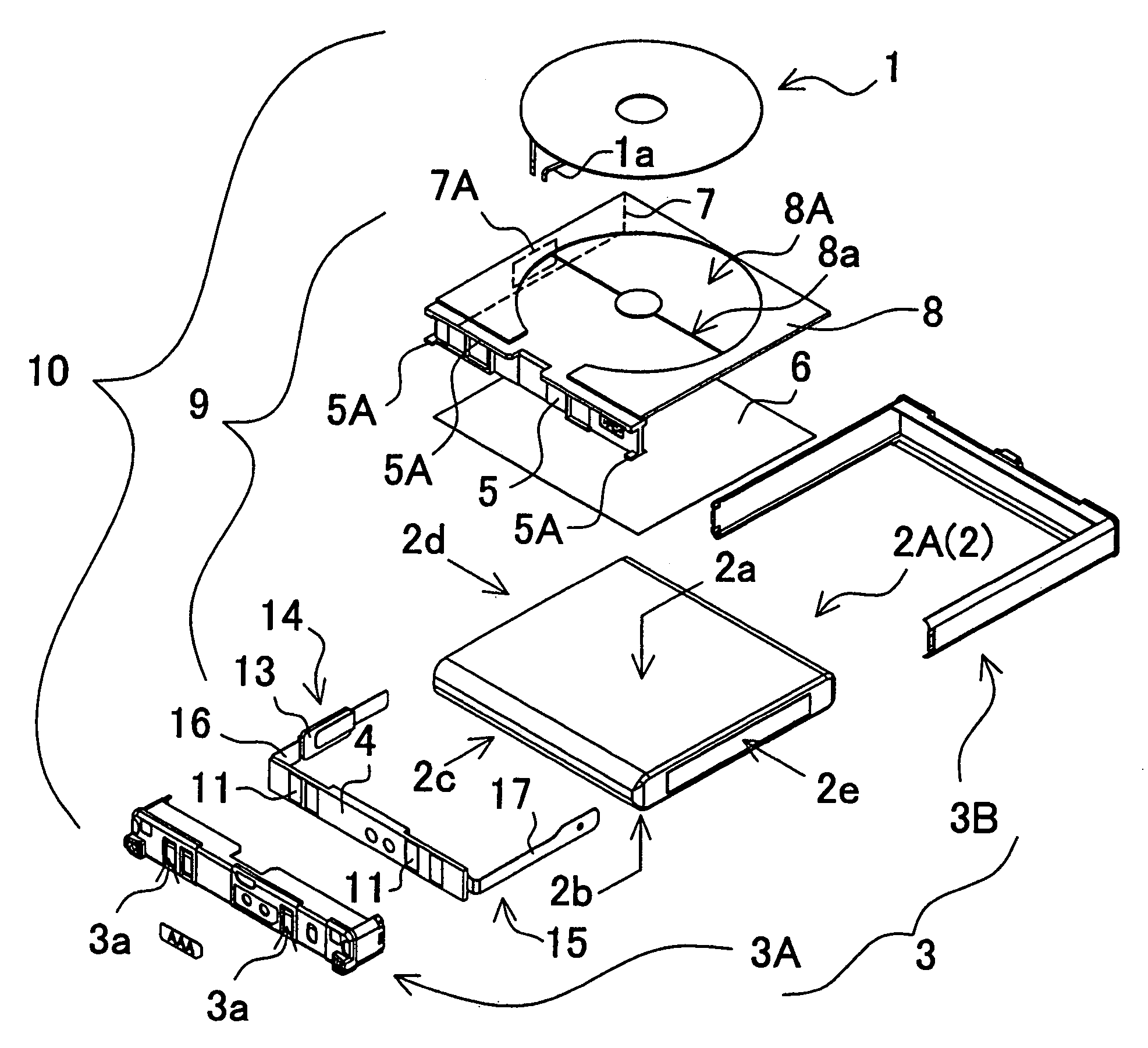 Battery pack with a secondary coil electromagnetically rechargeable by magnetic induction effect