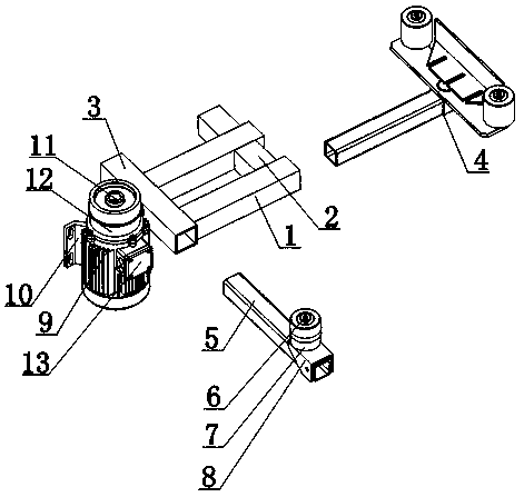 Traction winding device for enameled wire