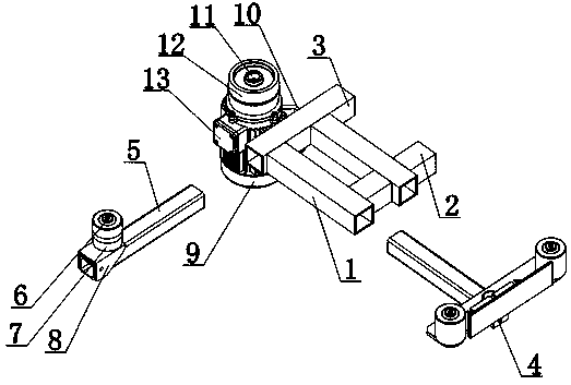 Traction winding device for enameled wire