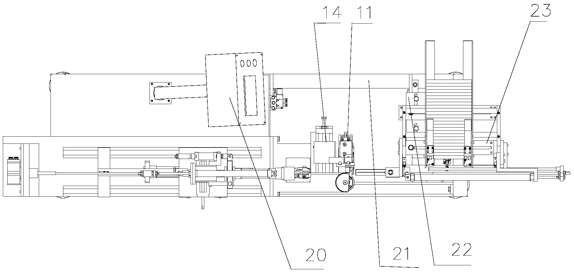 Automatic-feeding tube-bending machine