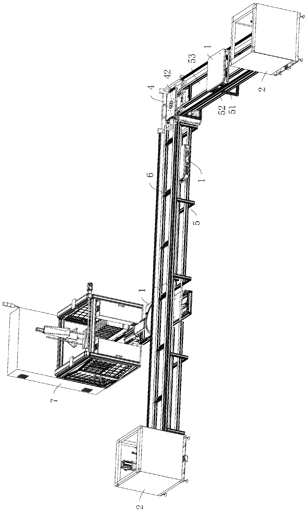 Circulating system for final assembly vehicle