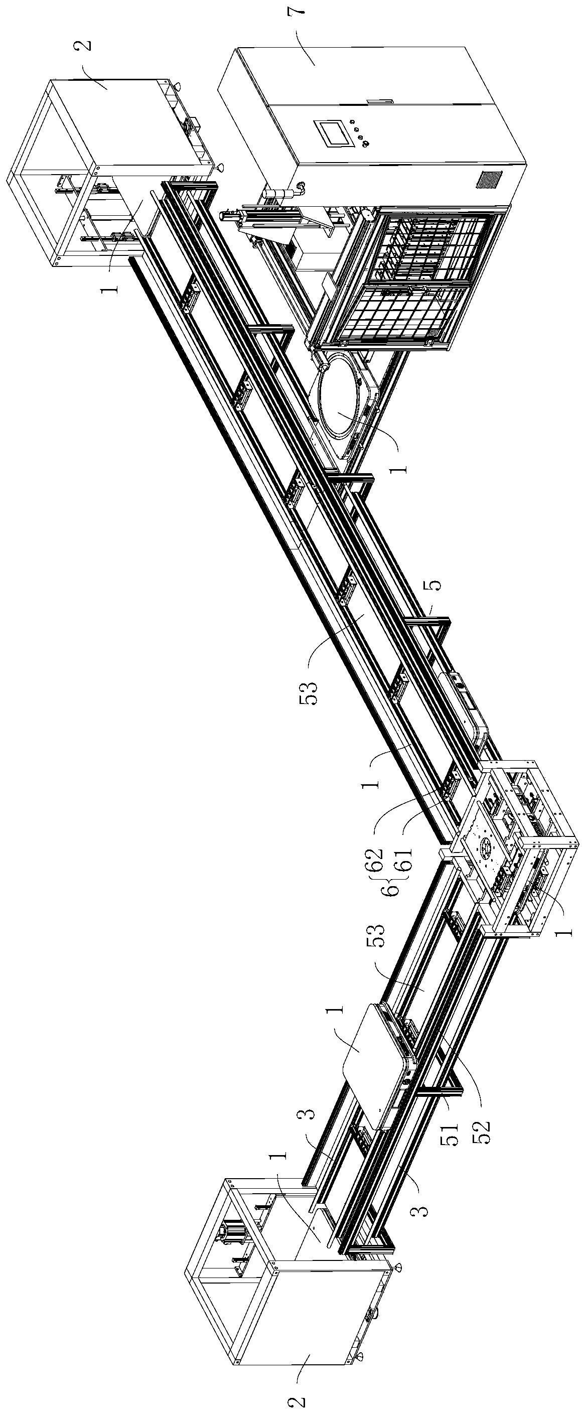 Circulating system for final assembly vehicle