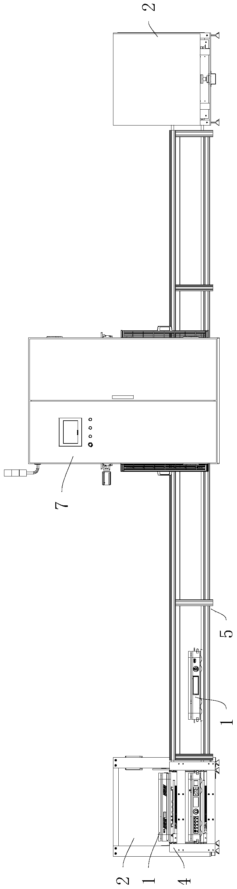 Circulating system for final assembly vehicle