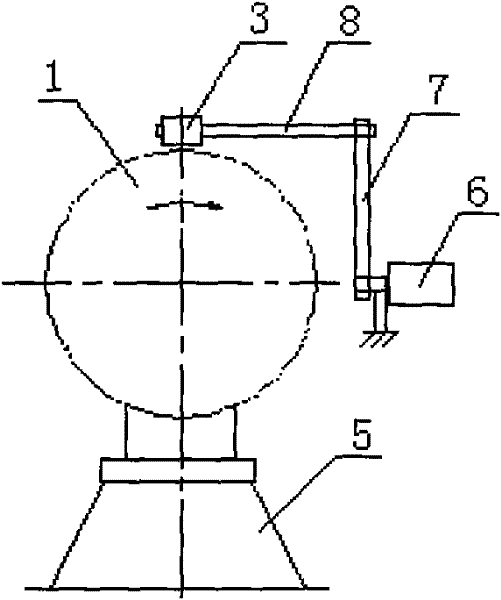 Automatic surfacing welding device and method of runner hub