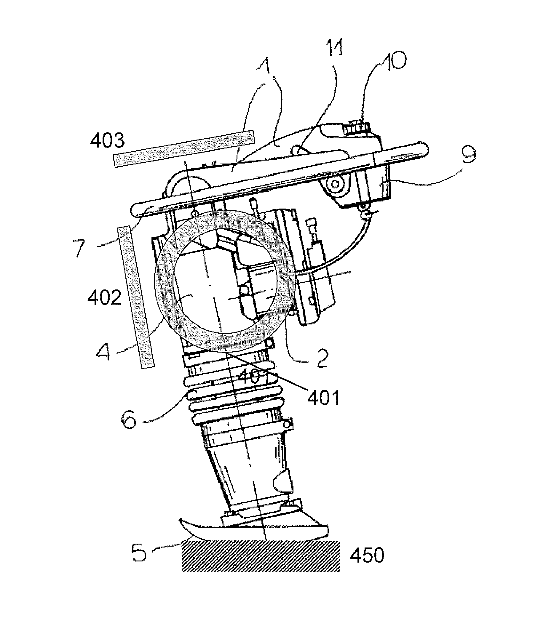 Remotely-operable reciprocating compactor